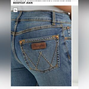 Wrangler jeans worn maybe once.